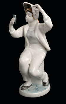 In Front of the Mirror оr Welder (Svarshchitsa)