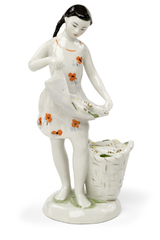 Little Girl with Corn in Her Apron