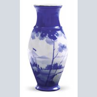 Vase with Continuous Landscape with Borderguards
