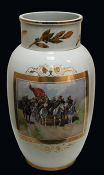 Vase The fortieth anniversary of  Red Army