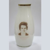 Vase with the portrait of Valentina Tereshkova