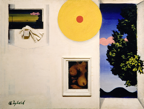 Composition with Yellow Circle