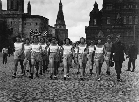 Спортивный парад. Москва, Красная площадь. 7 сентября 1924
